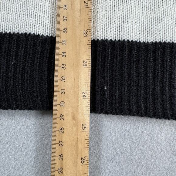 Reindeer Christmas Holiday Ugly Sweater with Jingle Bells Cream Black Size Lg - Picture 14 of 14